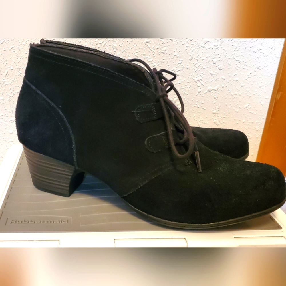 Suede Clark's Bootie